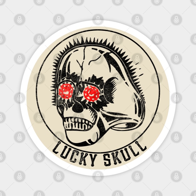 Lucky Skull Ring #1 / Vintage Comic Book Ad (Light BG) Magnet by RCDBerlin
